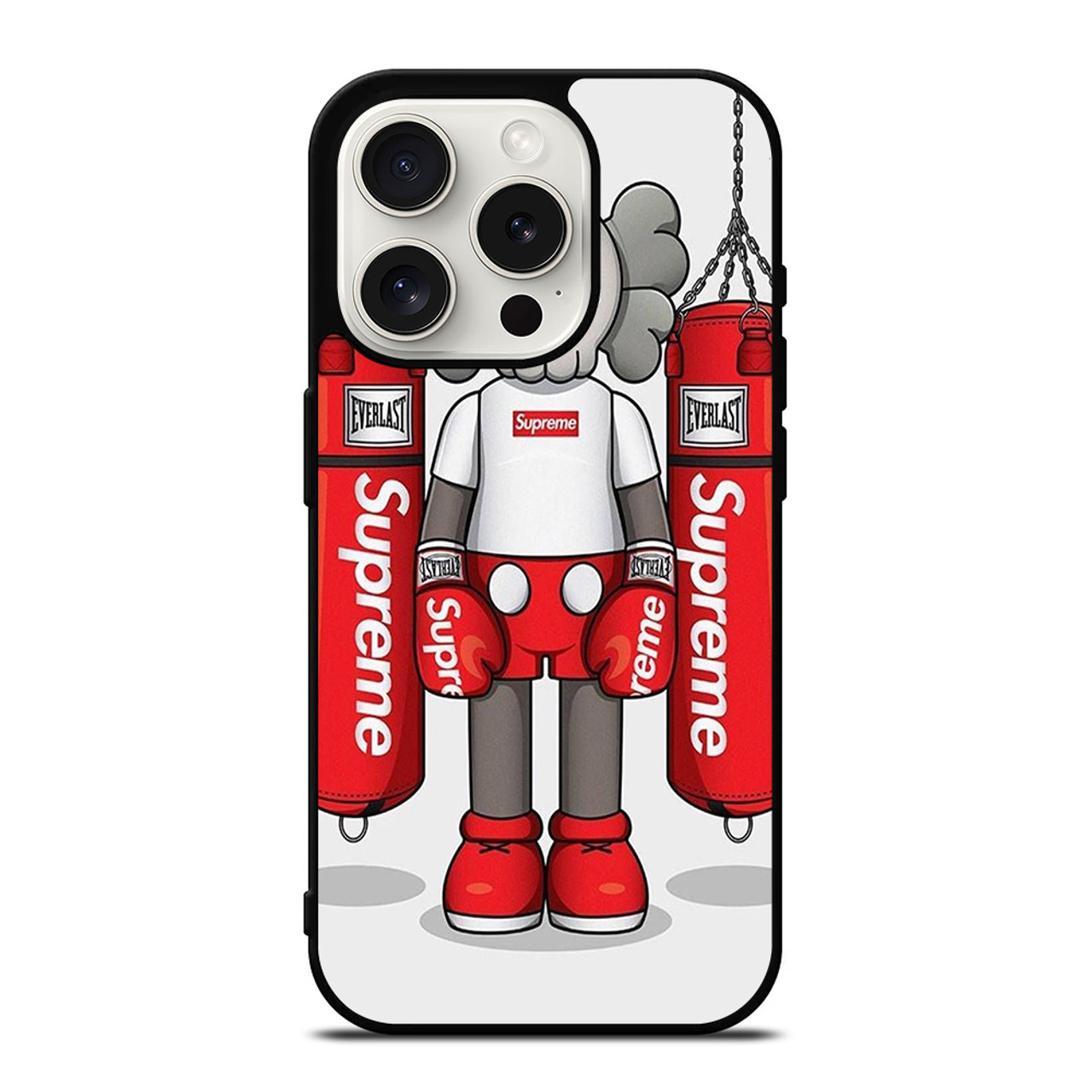 KAWS SUPREME iPhone 15 Pro Case